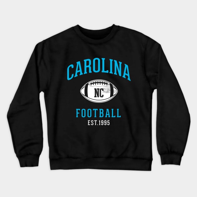 Vintage Carolina Panthers Tailgate Party gift Crewneck Sweatshirt by BooTeeQue